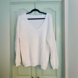 Cozy White Women's Sweater